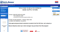 Desktop Screenshot of beaconexpressonline.com